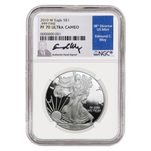 2010 Silver American Eagle Proof 70 Coin