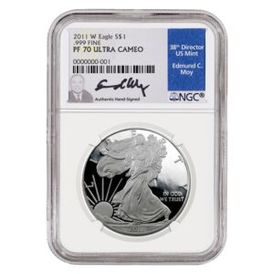 2011 Silver American Eagle Proof 70 Coin