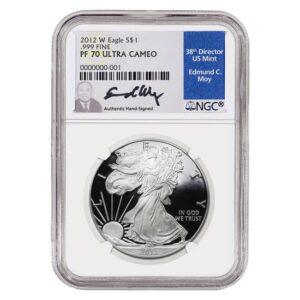 2012 Silver American Eagle Proof 70 Coin