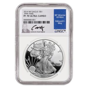 2014 Silver American Eagle Proof 70 Coin