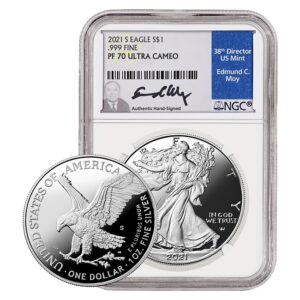 2021-S Silver American Eagle Proof 70 Coin