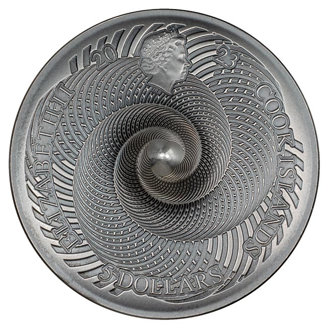 2023 1oz Silver Spinning Coin Ultra High Relief Antique Finish Coin