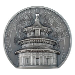 2023 5oz Silver Beijing Temple of Heaven Antique Finish Coin