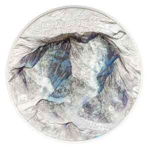 2023 Kilo Silver Mount Everest First Ascent Ultra High Relief Proof Coin