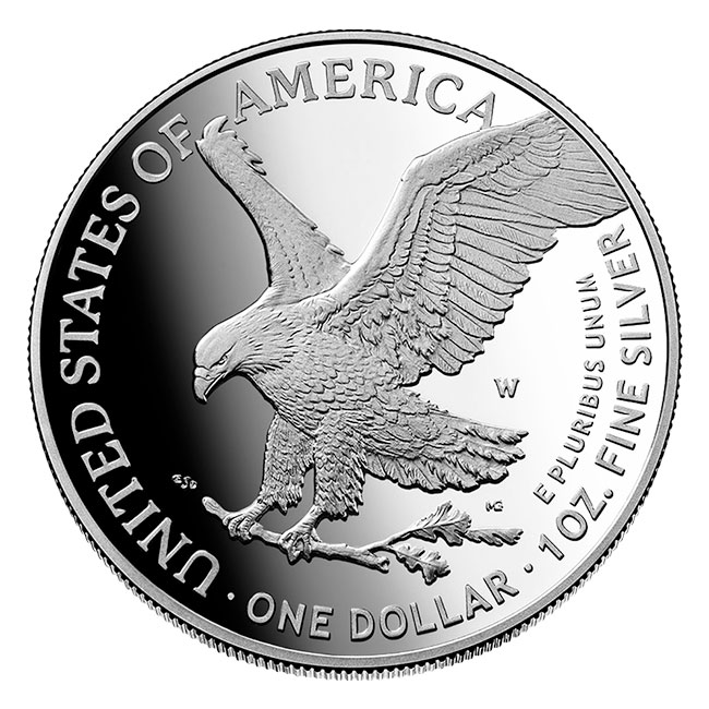 2025 250th Anniversary Silver Eagle Army Privy Proof 70 Coin